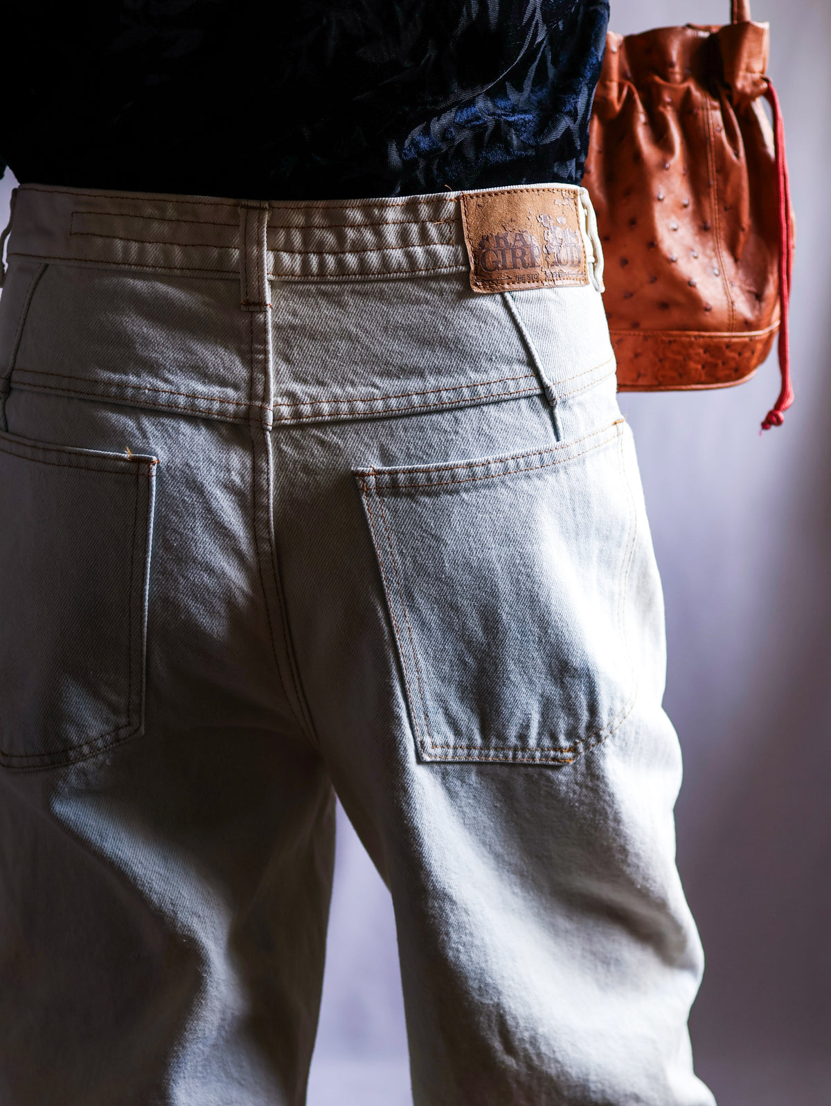 【sizeL】1980’s Marithé + François Girbaud Denim Tapered Pants (Made in Italy)