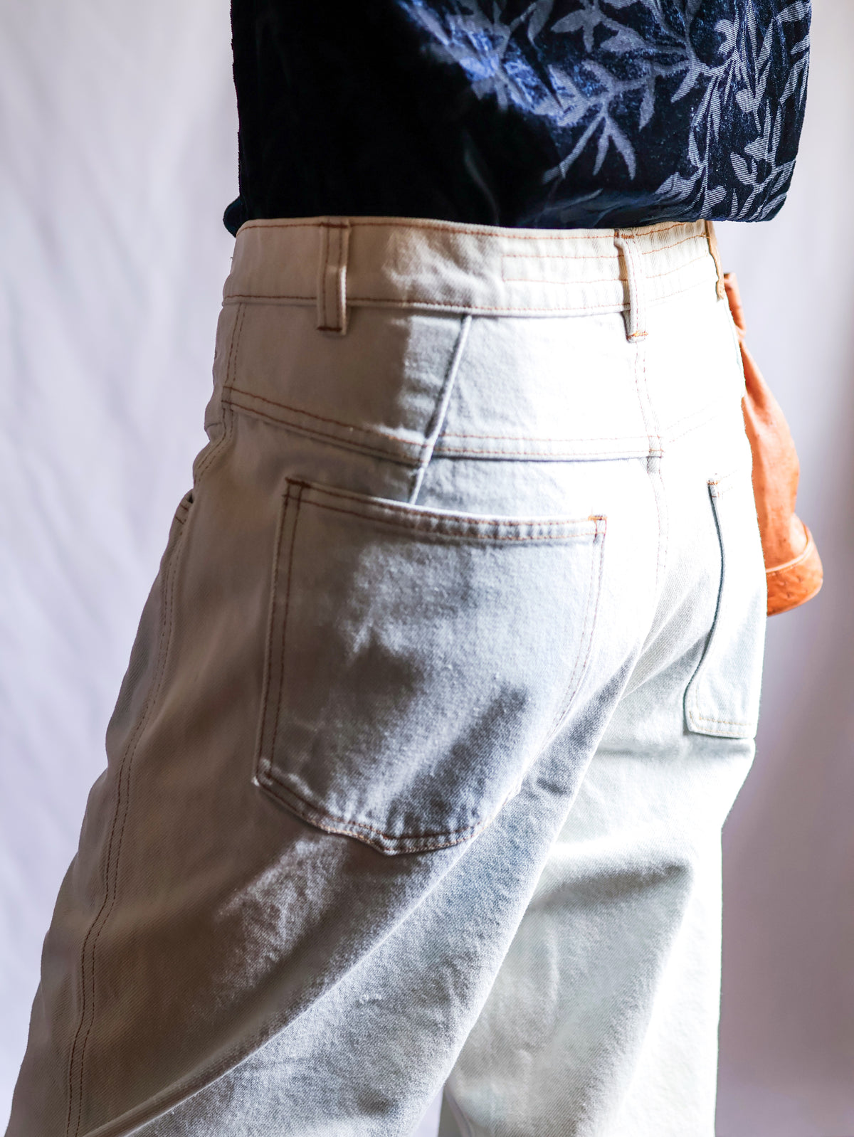 【sizeL】1980’s Marithé + François Girbaud Denim Tapered Pants (Made in Italy)