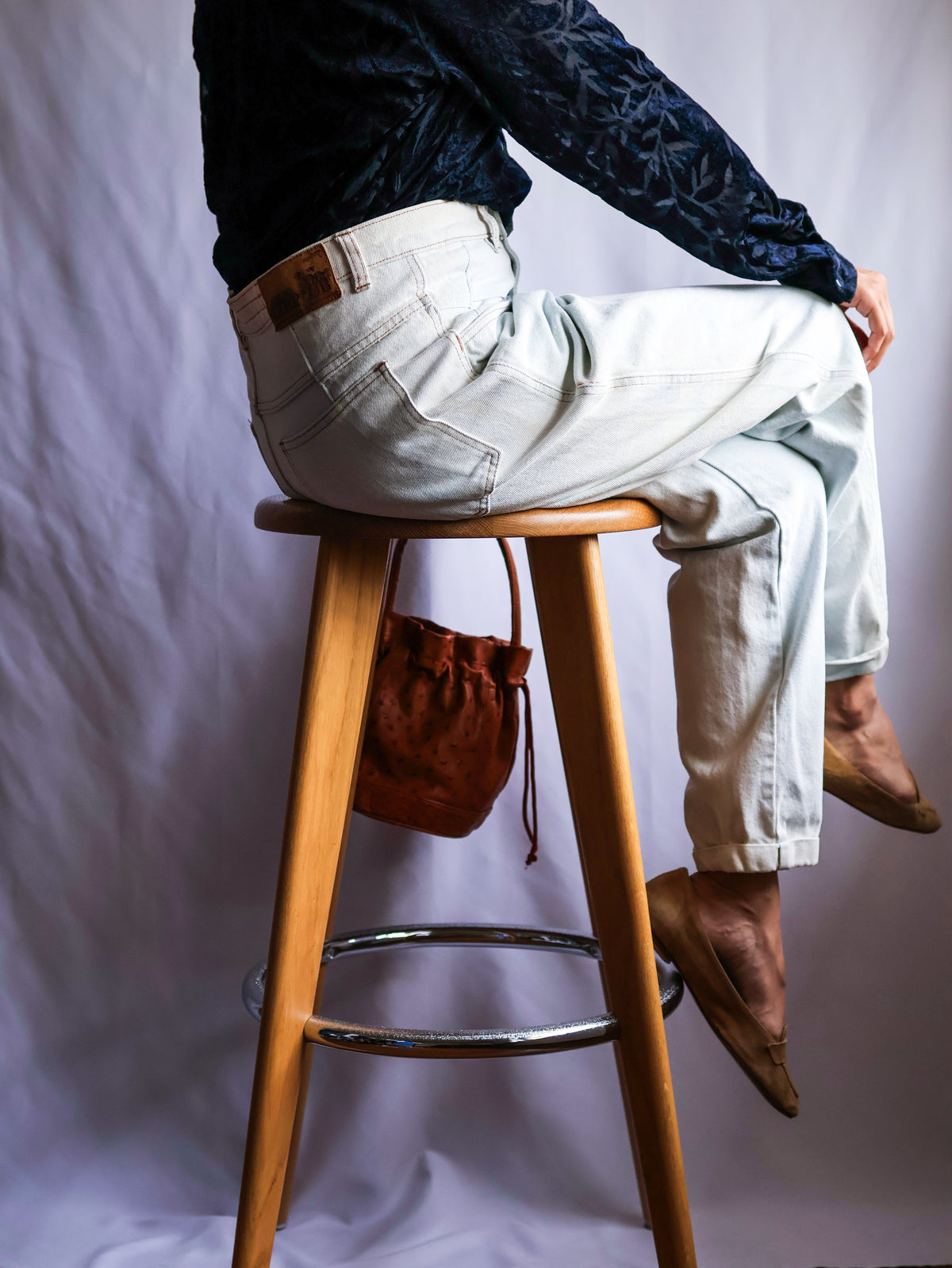 【sizeL】1980’s Marithé + François Girbaud Denim Tapered Pants (Made in Italy)