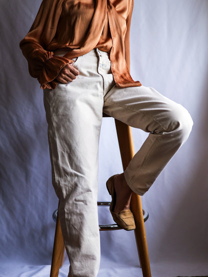 【sizeM】1990’s Marithé + François Girbaud Cotton Tapered Pants