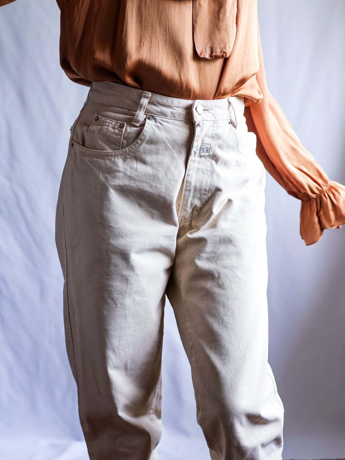 【sizeM】1990’s Marithé + François Girbaud Cotton Tapered Pants