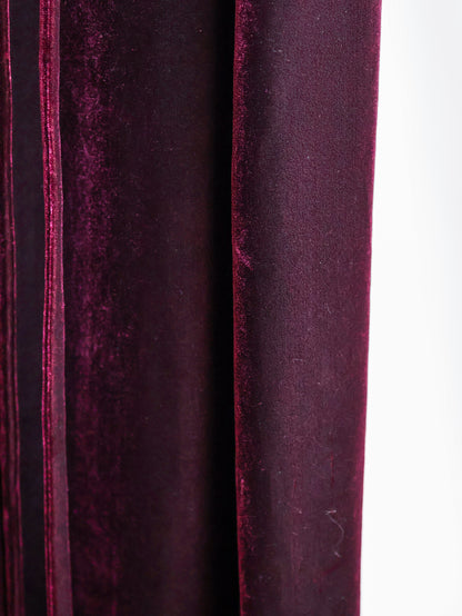 【sizeM-L】1990’s Velvet Stretch Sleeveless Long Dress