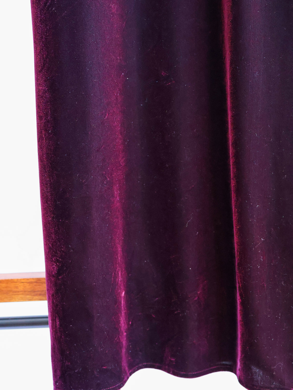 【sizeM-L】1990’s Velvet Stretch Sleeveless Long Dress
