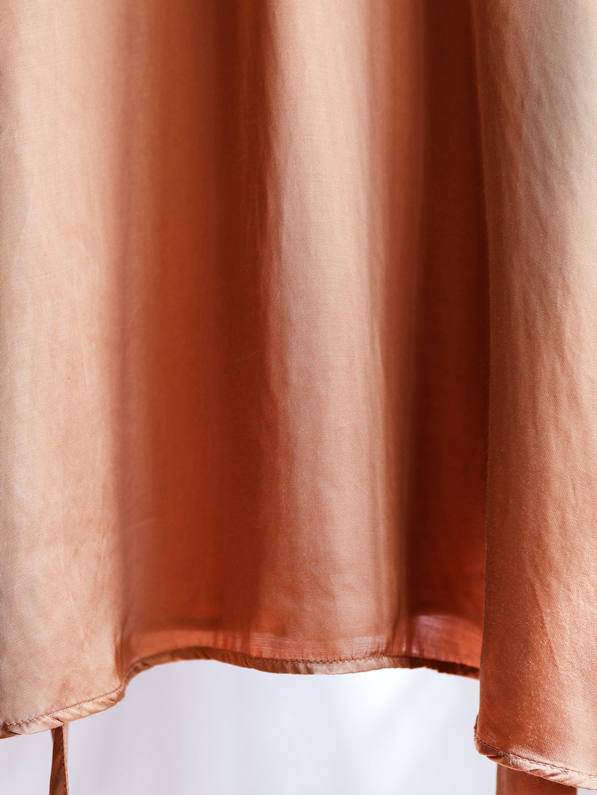 【sizeM】1990’s Viscose Bow Tie Blouse（Made In Italy）